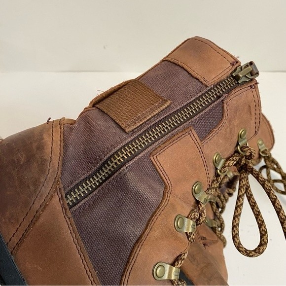 Sorel Size 10.5 Womens Brown Leather Lace-Up Boots - Picture 9 of 10